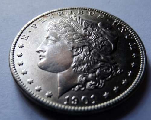 PUSA 1901 Unc Silver Dollar