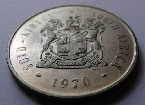 1970 Unc South African One Rand