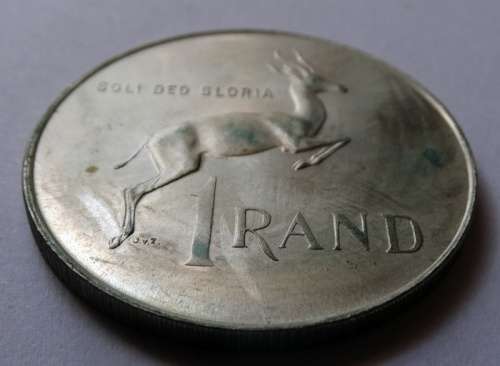 1970 Unc South African One Rand