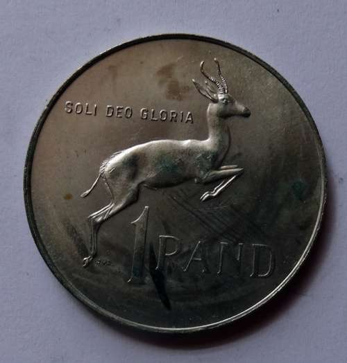 1970 Unc South African One Rand