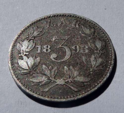 1893 ZAR Tickey