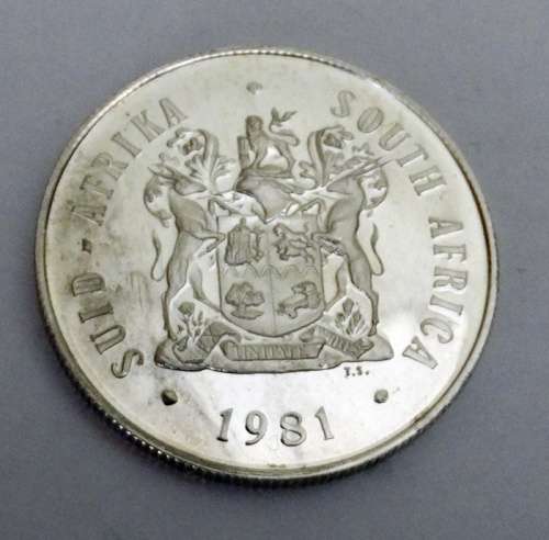 UNC 1981 South African Silver R1