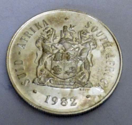 UNC 1982 South African Silver R1