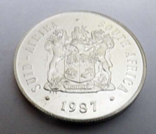 UNC 1987 South African Silver R1