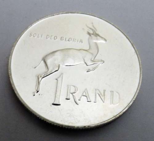 UNC 1987 South African Silver R1