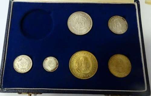 1961 Unc South African Set in Mint Box
