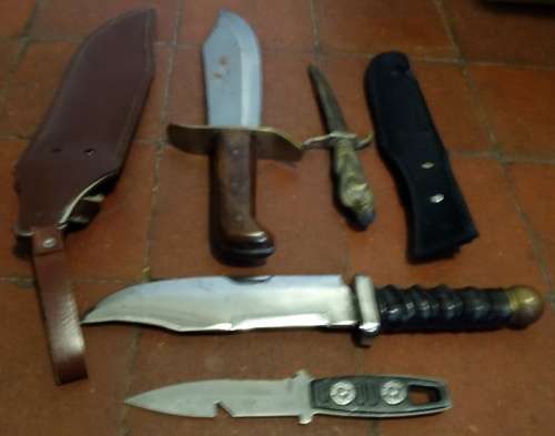 Various Knives on Auction. One bid takes all