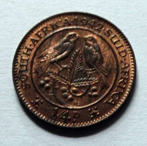 Unc 1942 South African Farthing