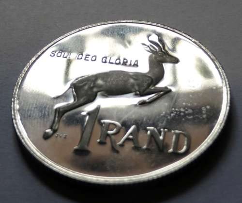 Proof 1986 South African Nickle R1