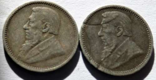 Two 1896 ZAR Tickeys