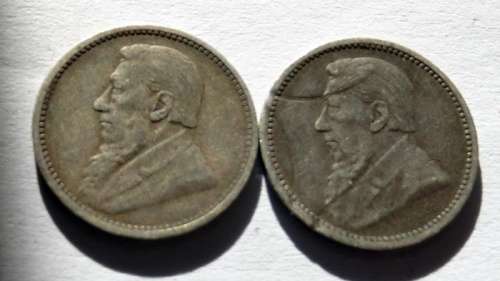 Two 1896 ZAR Tickeys