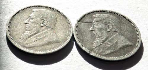 Two 1896 ZAR Tickeys