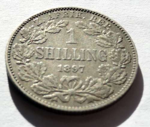 1897 Last Issue ZAR Shilling
