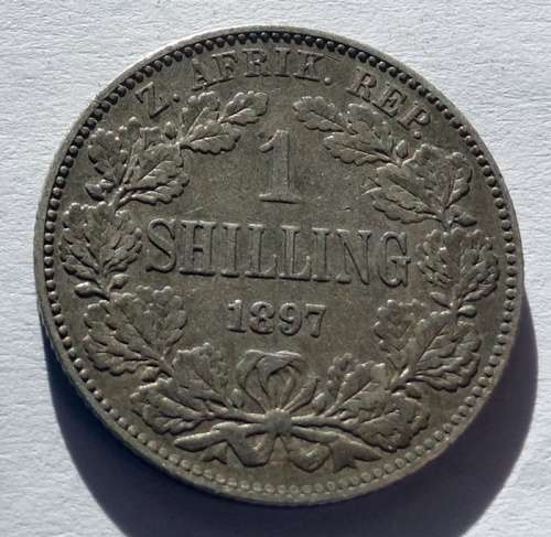 1897 Last Issue ZAR Shilling