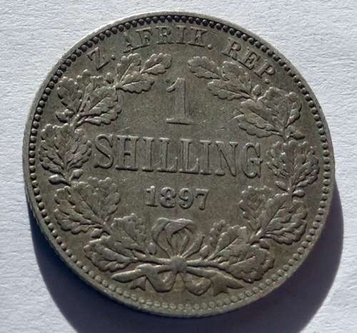 1897 Last Issue ZAR Shilling