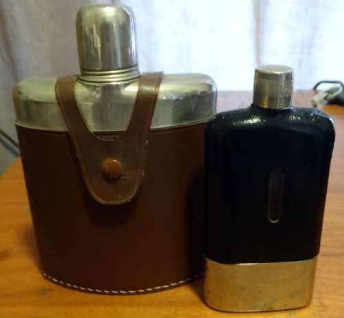 2 Different Hip Flasks