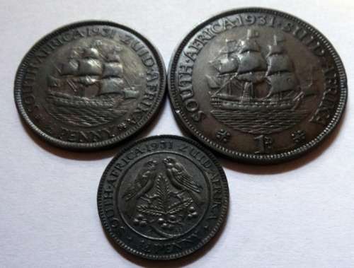 1931 Z Series Copper Coins