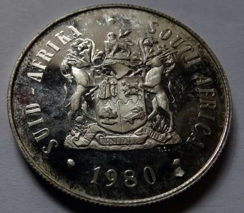 Proof 1980 South African Silver R1