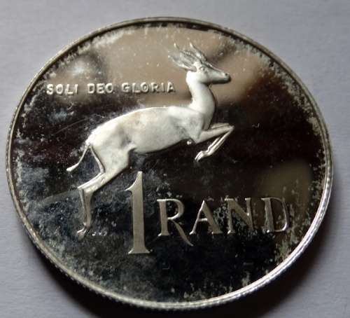 Proof 1980 South African Silver R1