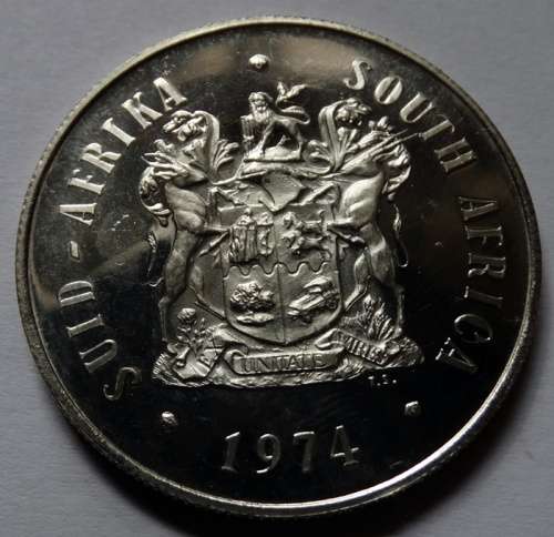 Proof 1974 South African Silver R1