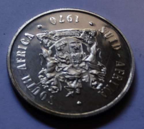 1970 Proof South African Silver R1