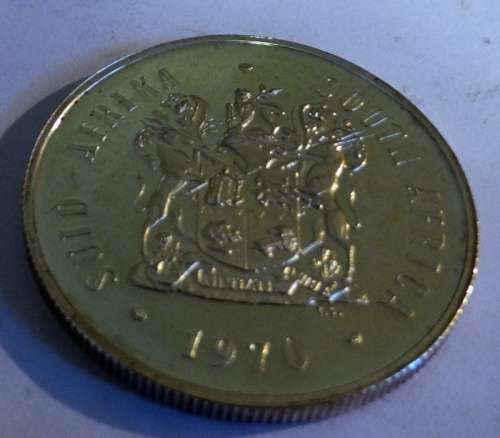 1970 Proof South African  Silver R1