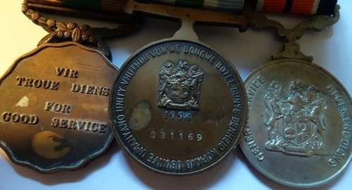 SADF Trio Medals