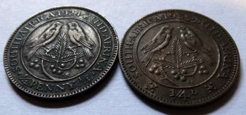1924 & 1935 South African Farthing
