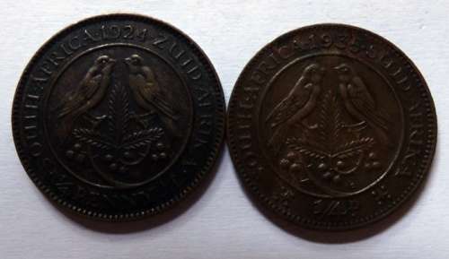 1924 & 1935 South African Farthing