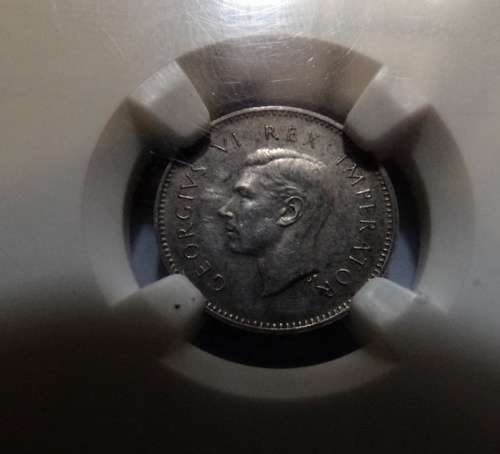 1947 South African Tickey Unc Details