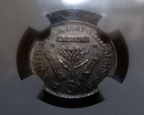 1947 South African Tickey Unc Details