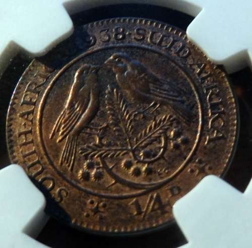 1938 South African AU Details  Farthing