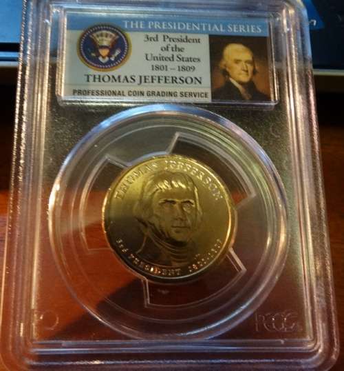 Jefferson Mint Error PCGS MS65 Dollar