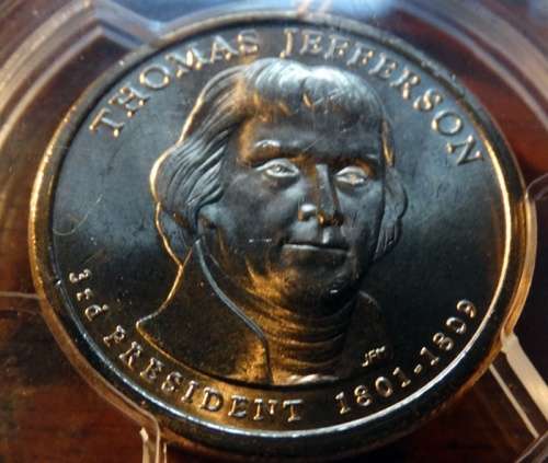 Jefferson Mint Error PCGS MS65 Dollar