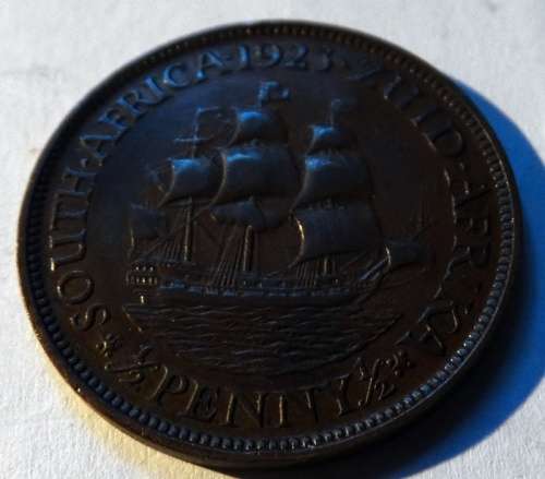 1923 South African Half Penny Key Date