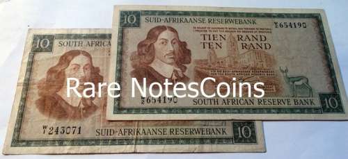 Ten Rand Replacement Type 6 Notes G Rissik Alternative Language W1 & W2