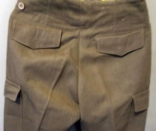 WW2 1960 Military Jacket and Pants Size 32 (1 Small hole)
