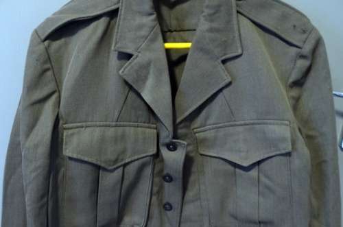 WW2 1960 Military Jacket and Pants Size 32 (1 Small hole)