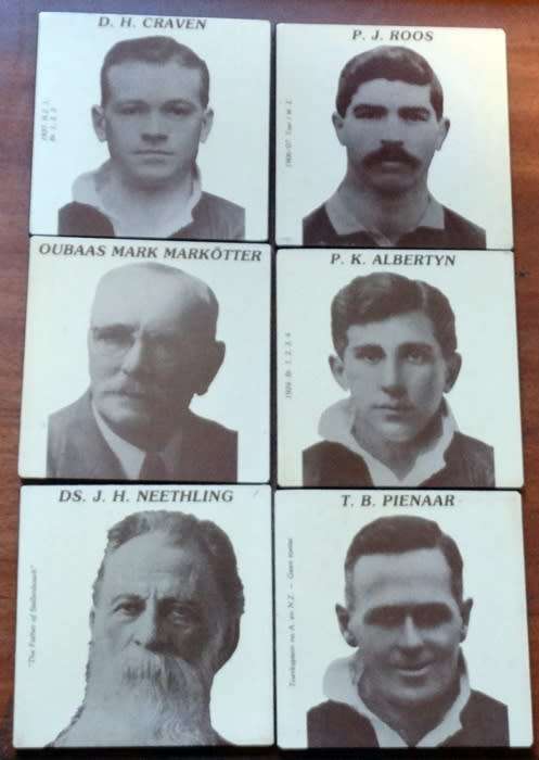 6 Drostdy Coasters of Rugby Legends