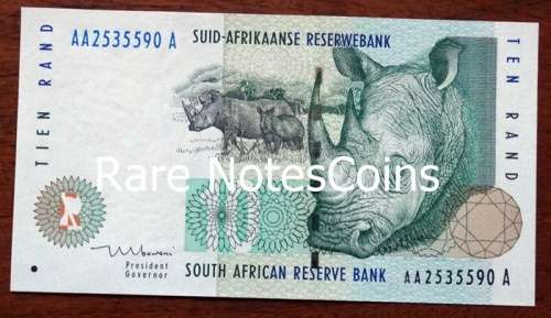 Unc 1999 T Mboweni 1st Issue AA Banknote