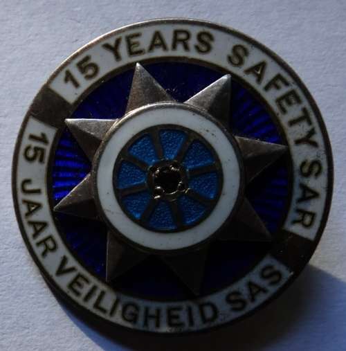 Sterling Silver Badge with Onyx