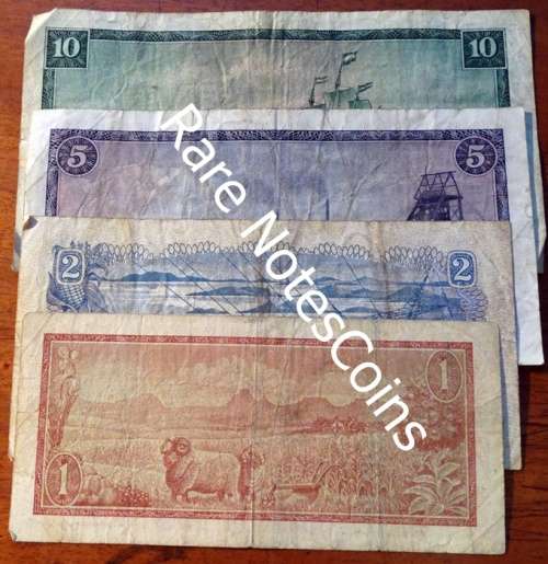 F Condition Type Set of TW De Jongh Banknotes