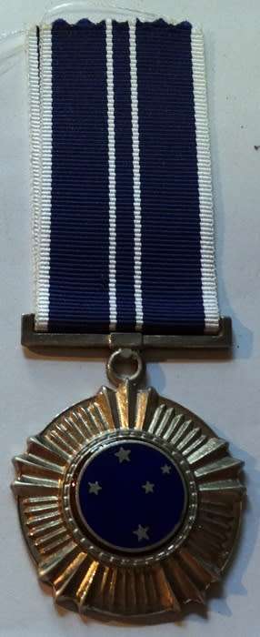 1975 Southern Cross Medal As Issued Numbered