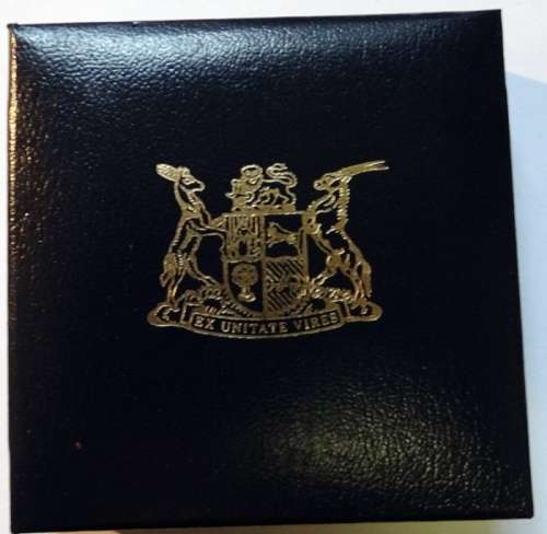 1985 Proof South African Coinage Silver One Rand Coin