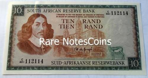 TW De Jongh 4th Issue E/A Banknote