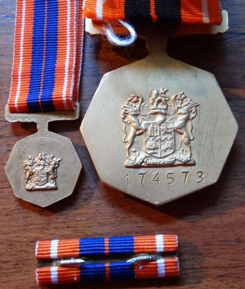 Pro Patria Medal With Miniature Fix Type