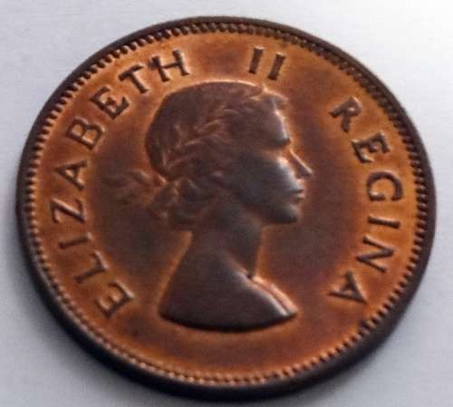 Unc 1960 South African RB Half Penny