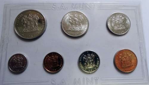 ## 1987 South African Unc Set. ##