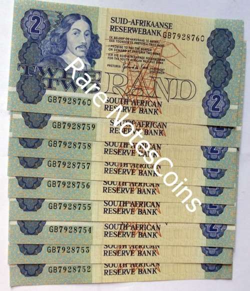 9 Unc Sequential 4th Issue A/E Banknotes