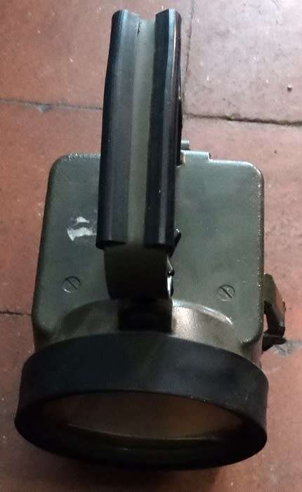 Military Hand Lamp 25cm High